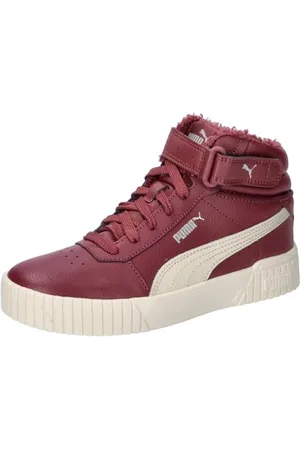 PUMA Carina 2.0 Mid WTR Jr, Scarpe da Ginnastica, Dark Jasper Alpine Snow Silver, 37 EU