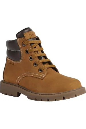 Geox J SHAYLAX Boy B, Stivaletto, Yellow/Brown, 33 EU