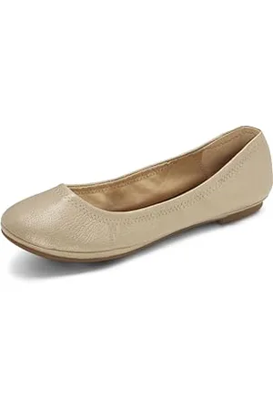 Lucky Brand Emmie Ballerine da Donna, (Platino), 39.5 EU