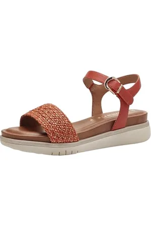 Tamaris Donna 1-28700-42, Sandali Bassi, Colore: Arancione, 38 EU