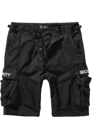 Brandit Security BDU Ripstop Shorts, Uomo, Black, XL