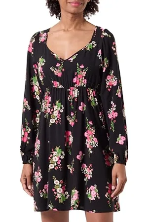 VERO MODA Vmeasy Joy L/S Short Dress Wvn Ga Vestito, , L Donna