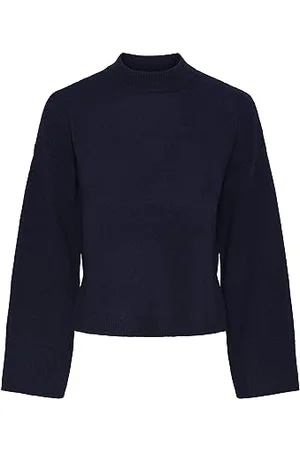 Y.A.S Frido LS Wide Knit Pullover S. Noos Maglione Lavorato a Maglia, , S Donna