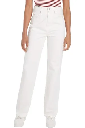 Tommy Hilfiger Donna Jeans Relaxed Bootcut, (Ecru), 30W/28L