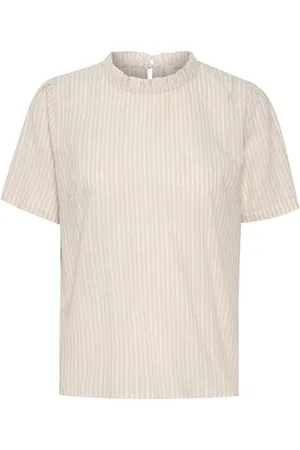 Cream Katinkacr-Camicetta Camicia da Donna, Travertine, 50
