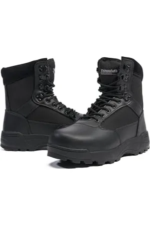 Brandit 9 Eyelet Tactical Boots, black, 45 EU