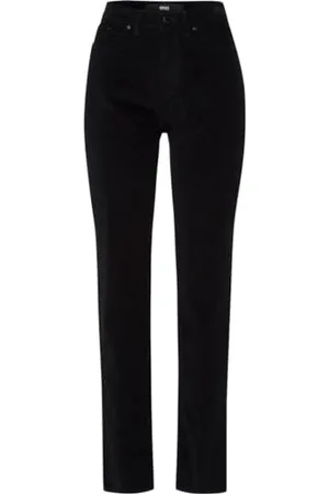 Brax Style Carola Structure Velvet Pantaloni, , 34W x 30L Donna
