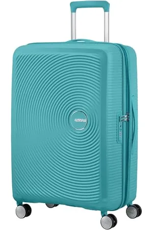 American Tourister Soundbox - Spinner M Extensible Suitcase, 67 cm, 71.5/81 L, (Turquoise Tonic)