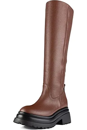 L37 Handmade Shoes Black Ice, Stivali sopra Il Ginocchio Donna, , 36 EU