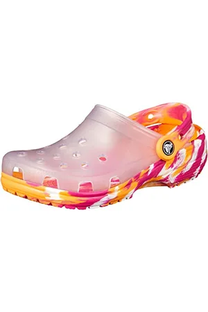 Crocs ClassicTranslucentMarbledClog - Zoccoli, White/Multi