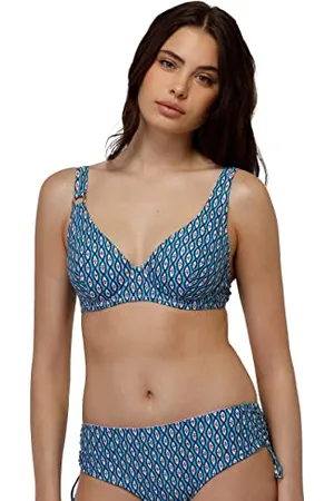 Lovable Reggiseno Ferretto Coppa Vela Rcs Recycled, Bikini de Donna, (Stampa Geometrica), 34E