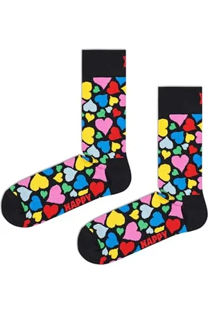 Happy Socks Heart, Calzini Unisex Adulto, , 41-46