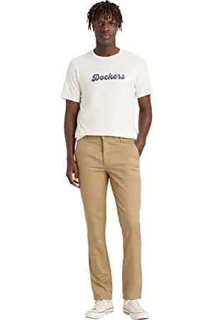 Dockers Alpha Original Skinny, Pantaloni, Uomo, New British Khaki, 33W / 36L