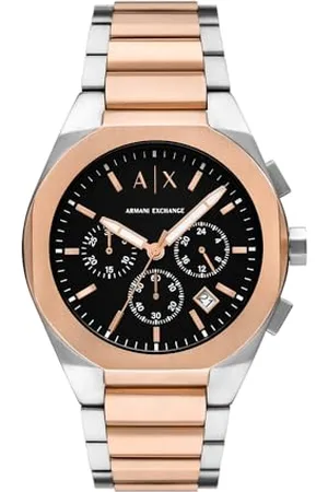 Armani Exchange Orologio Analogico al Quarzo Uomo con Cinturino in Acciaio Inossidabile AX4181