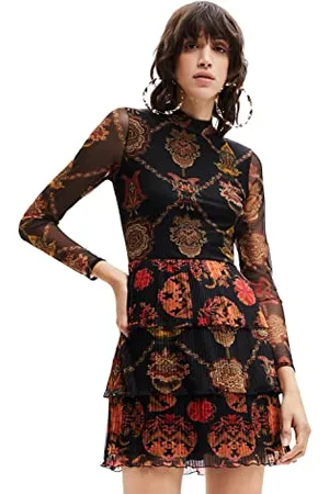 Desigual TS_Daphne, 2000 Black Abito Casual, , S Donna
