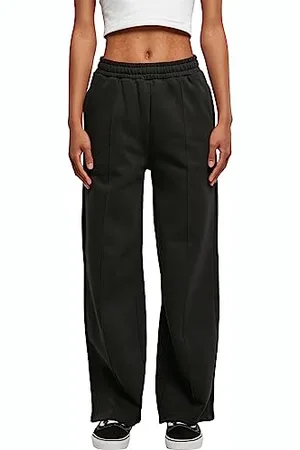 Urban classics Ladies Straight Pin Tuck Sweat Pants Pantaloni da Tuta, , XS Donna