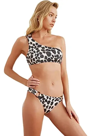 Trendyol Women Waist Normal Trotter Classical Bikini Bottom Nuoto, , 46 Donna