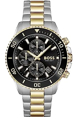 HUGO BOSS Orologio con Cronografo al Quarzo da Uomo Collezione ADMIRAL con Cinturino in Acciaio Inossidabile Bicolore - 1513908