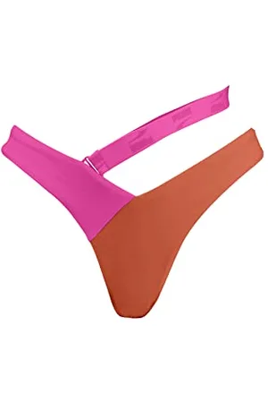 PUMA Brief Slip bikini, (Pink / Chili), XL Donna