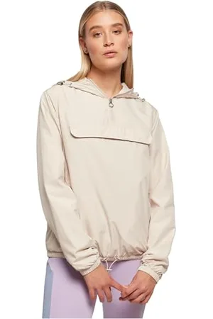 Urban classics Ladies Basic Pull Over Jacket, Giacca Donna, Beige, S