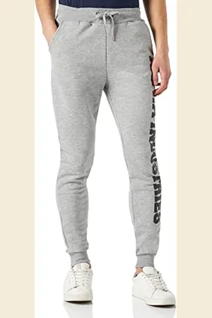 Alpha Industries Pantaloni della Tuta Jogger a Grandi Lettere per Uomo Sportivi, , 3XL