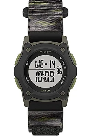 Timex Orologio Digitale al Quarzo Unisex Bambini con Cinturino in Tessuto TW7C77500