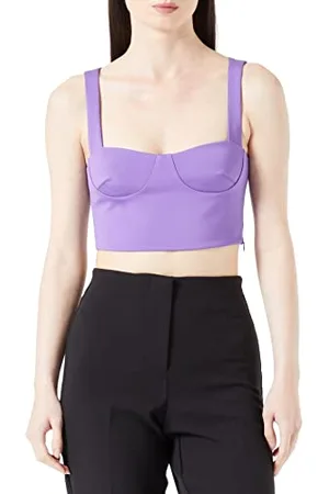 Pinko Tassativo Top Punto Stoffa SCU Canottiera, , 42 Donna