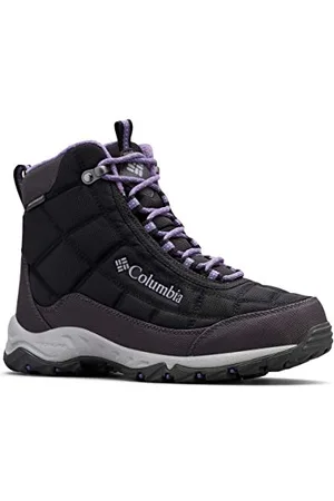 Columbia Firecamp Boot, Stivali da neve Donna, Black/Plum Purple 2023 , 37 EU