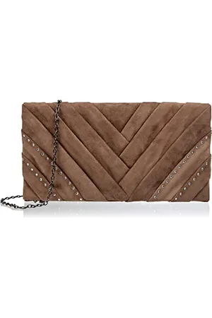 Eferri Pochette Donna Borsa Clutch Anastasia Borsetta Ragazza Borsa da sera Cerimonia Matrimonio Donna Visone