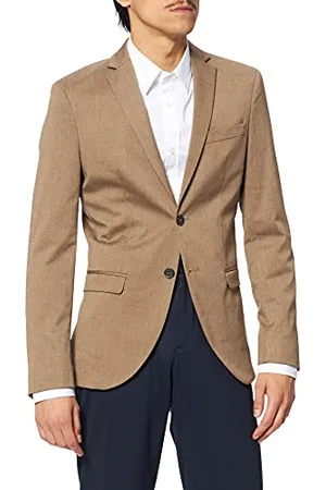 SELECTED Slhslim-mylologan Camel BLZ B Noos Blazer, , 48 Uomo