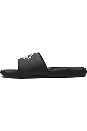 PUMA Cool Cat 2.0, Slide Sandal Unisex-Adulto, Black White, 46 EU