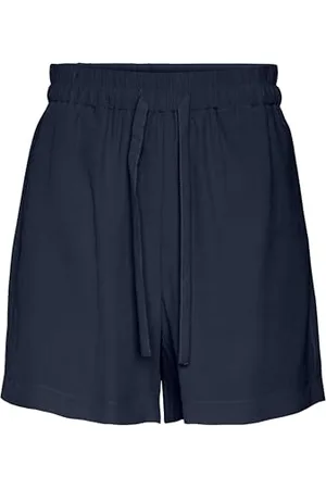 VERO MODA Vmcarmen Hr Loose Shorts Noos, Pantaloncini Donna, (Blazer Navy), XS