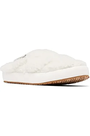 Columbia COZY CABIN OMNI-HEAT LAZY BEND CAMPER pantofole Donna, Bianco (Sea Salt x Sedona Sage), 39 EU