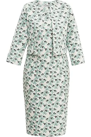 Gina Bacconi Tubino Jacquard e Bolero Vestito da Cocktail, , 46 Donna