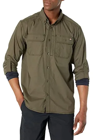 Dickies Duratech Ranger-Camicia Ripstop Button-Down, , XL Uomo