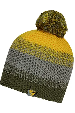 Ziener ISHI Berretto con Pompon Lavorato a Maglia, Fodera in Pile, Tricolore, , S Unisex-Bambini e Ragazzi