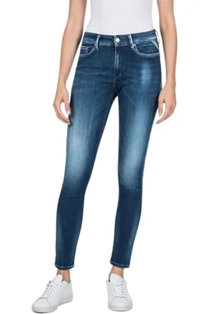 Replay WHW689 Luzien White Shades Jeans, , 25W / 28L Donna
