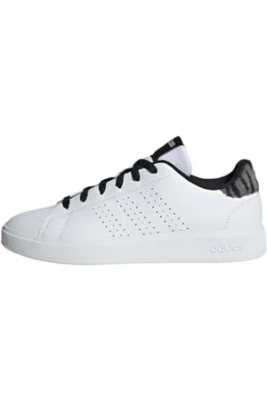 adidas Advantage Base 2.0 Shoes, Scarpe Donna, Cloud White/Cloud White/Core Black, 42 EU