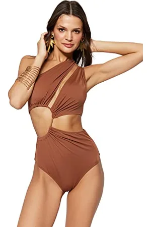 Trendyol Costume da Bagno in Maglia Tinta Unita, , 0 Donna