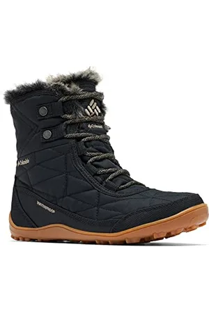 Columbia Minx Shorty, Stivali da neve Donna, Black/Khaki II Minx Shorty 3, 36.5 EU