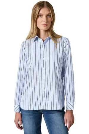 CECIL B345129 Blusa a Righe, Blu, XXL Donna