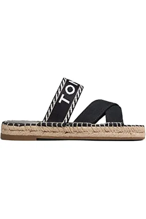 Tommy Hilfiger Espadrillas Donna Seasonal Webbing Sandal Scarpe in Tela, Blu (Space Blue), 42 EU