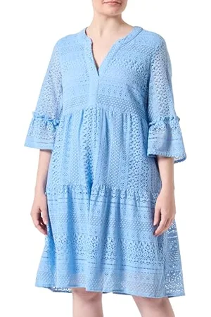 VERO MODA Vmhoney Lace 3/4 V-Neck Tunic Wvn Abito Midi, , L Donna