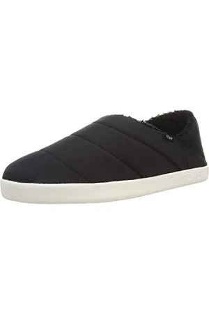 TOMS Ezra, Pantofole Uomo, Nero (Ripstop Opaco Nero), 42.5 EU