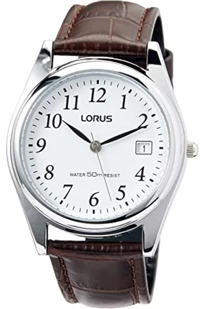 Lorus Orologio Analogueico Quarzo Uomo con Cinturino in Pelle RS965BX9