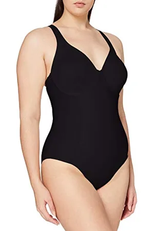 Triumph Donna Medium Shaping Series BSW, Bodysuit underwired, BLACK, 4C