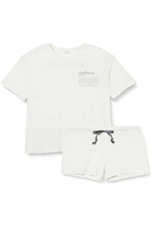 Triumph Donna Sets PSK 10 CO/MD, Pajama Set, Grey Combination, 46
