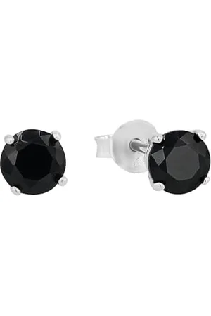 Amor Orecchini 925 Argento Sterling per Donna, con Zirconia sintetica, 0,5 cm, , Confezionato in Scatola Regalo per Gioielli, 9140145