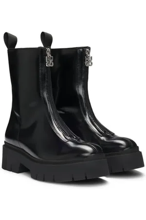 HUGO BOSS Kris_ZipBootie_BRPU, Stivaletto Donna, 42 EU