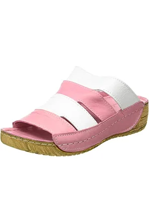 Andrea Conti 0775720, Sandali Donna, Rosa/Bianco, 38 EU